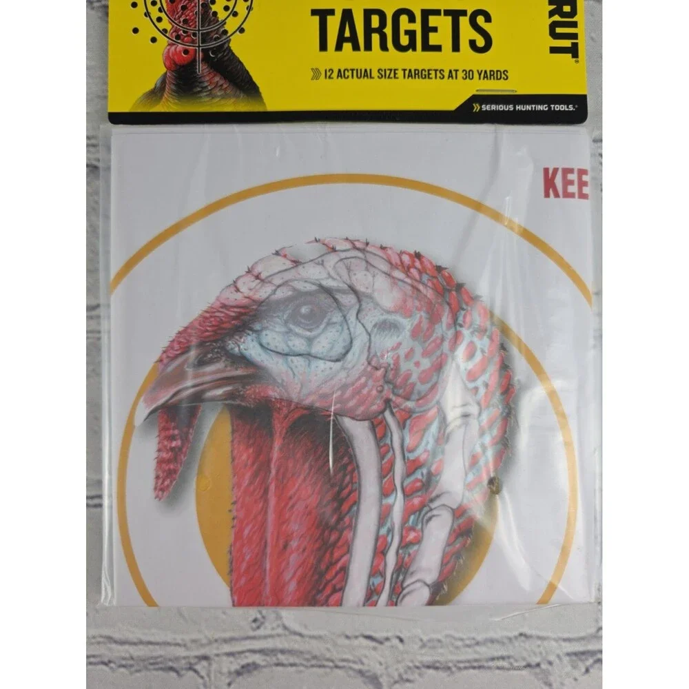 HS STRUT 12 Turkey Targets At 30 Yards, 11” X 11”, Pattern Your Shotgun (8)